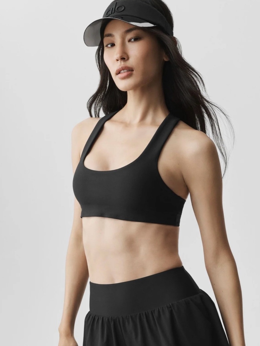 Alo Yoga Black Racerback Sports Bra NWT  Size Small